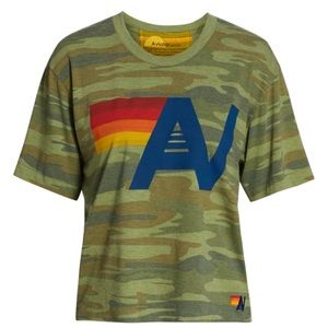 Camo Tee Shirt from Aviator Nation Worn acouple times